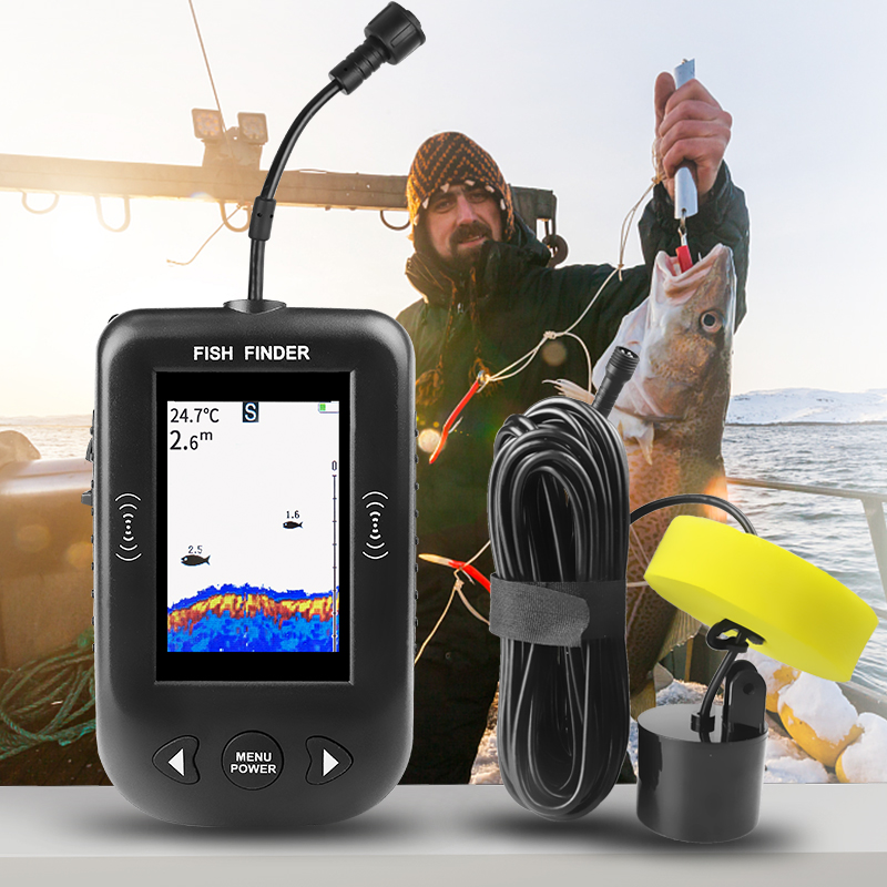 Fish Finder Transducer - Erchang XF03 Fish Finders 45 degrees