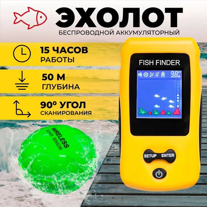 Fish Finder Gps - Brand New KDR Colorful Wireless Fish