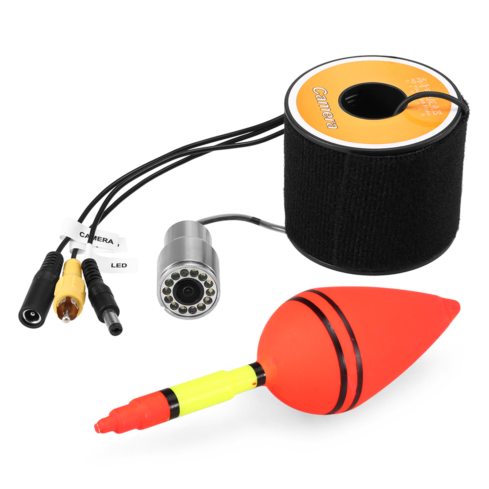 Fish Finder Gps - 1200TVL Underwater Fishing Camera 12 LED