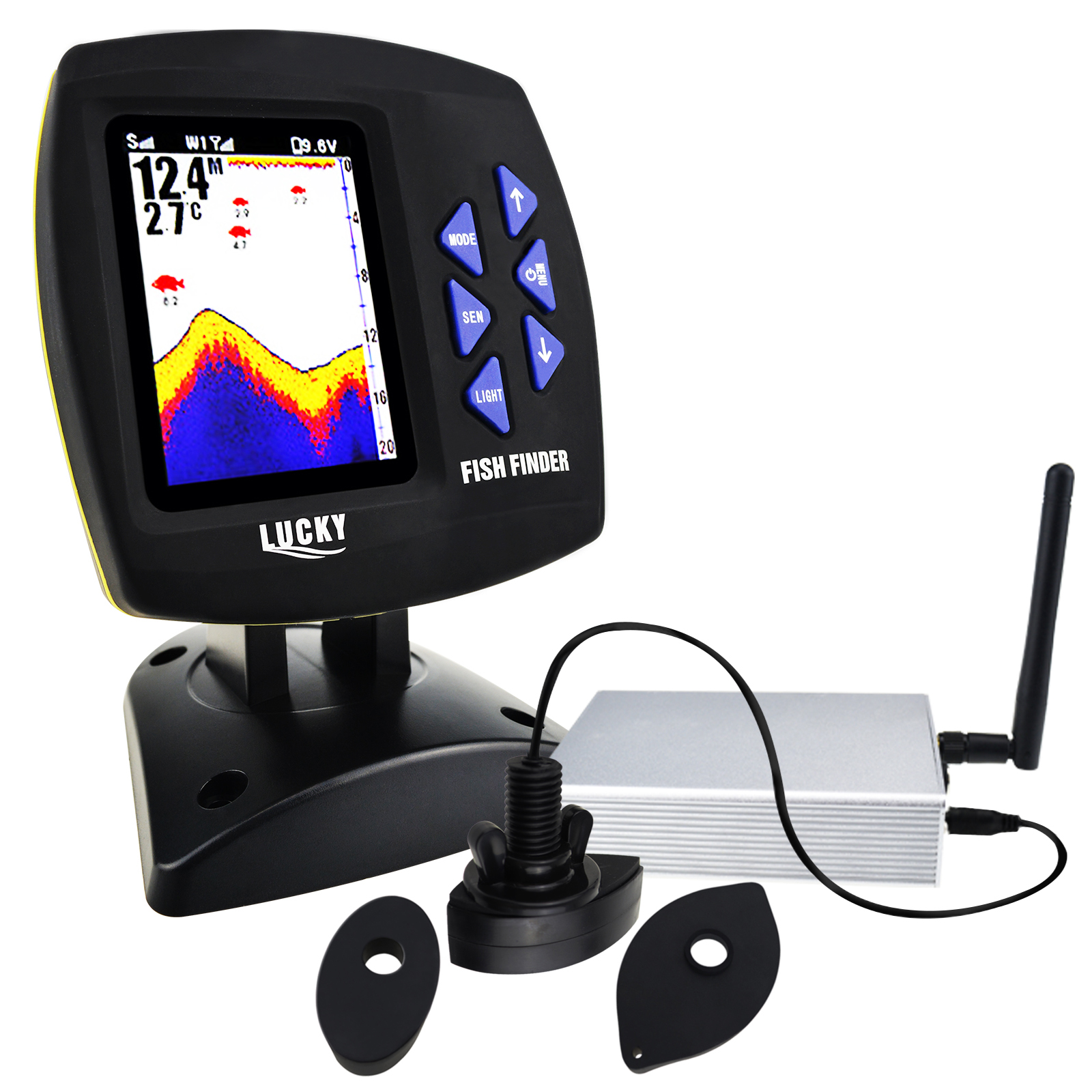 LUCKY Fishfinder 300m/ 980ft F - đánh giá và giá Fishing Depth Finder