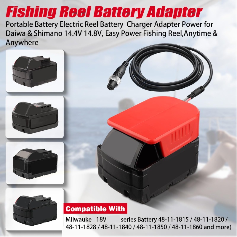 Portable Fishing Reel Adapter  - đánh giá và giá Fish Finder Battery