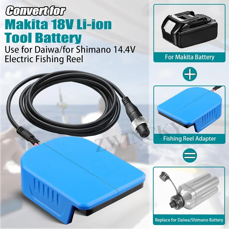NEW Portable Fishing Reel Adap - đánh giá và giá Fish Finder Battery