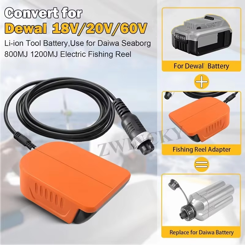 NEW Portable Fishing Reel Adap - đánh giá và giá Fish Finder Battery