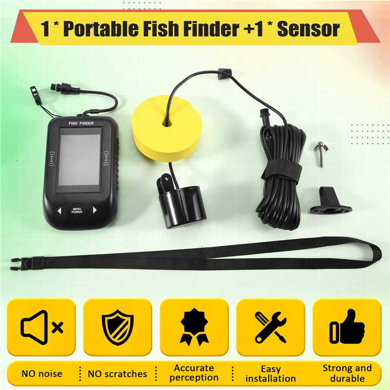 ABKV-Portable Fish Finder Wate - đánh giá và giá Fishing Depth Finder