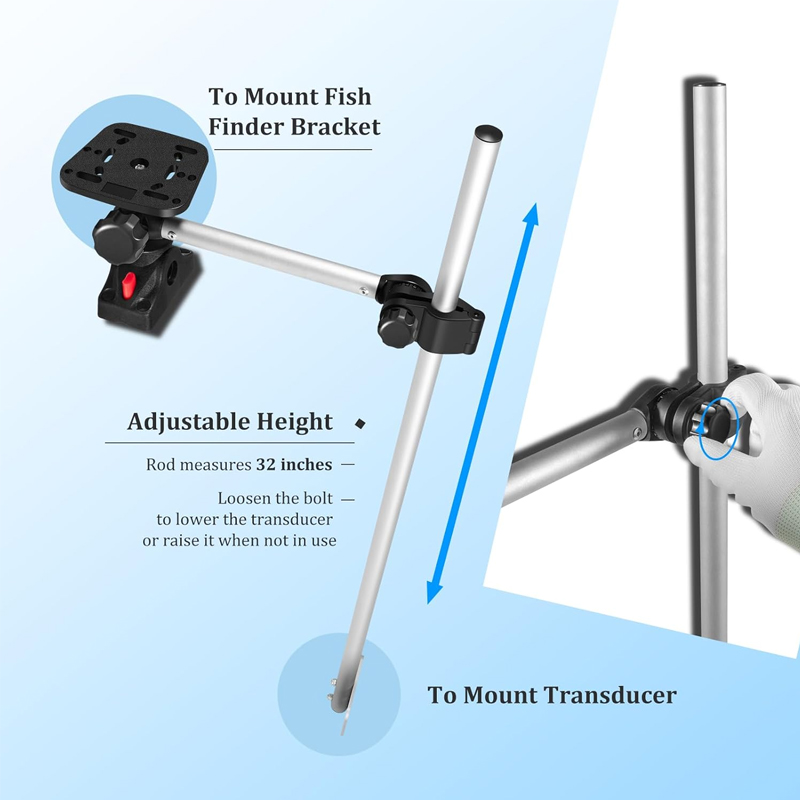 360° Rotation ,Marine Fish Fin - đánh giá và giá Fish Finder Transducer