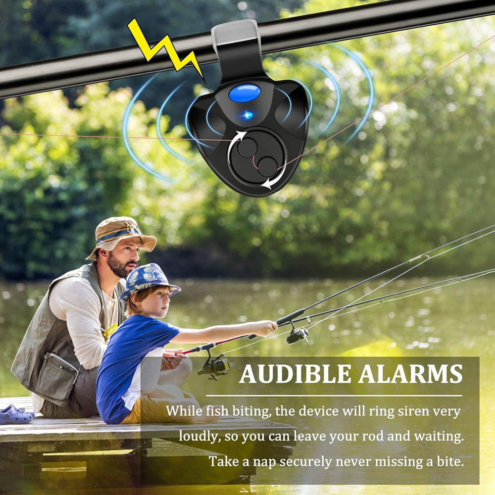 Carp Fishing Clip Set Rod Elec - đánh giá và giá Fish Finder Portable