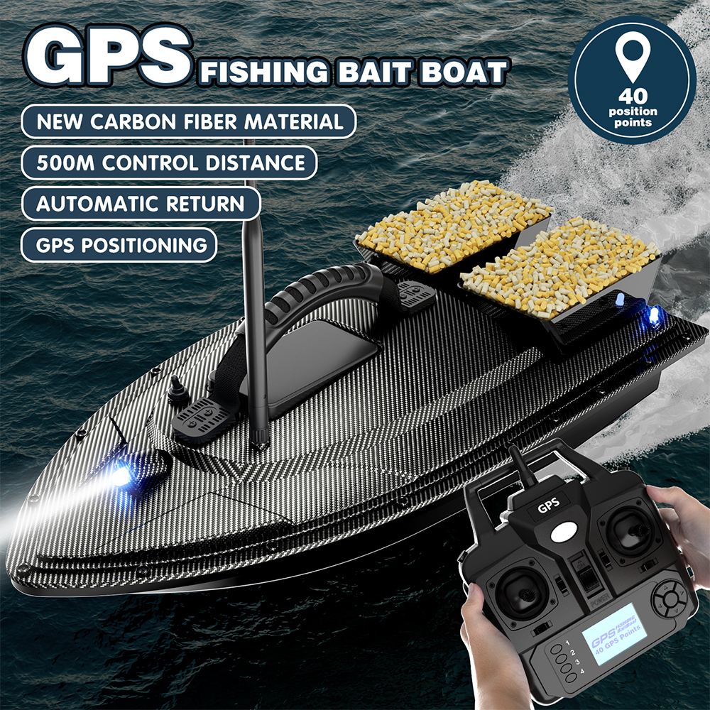V070 12000mAh/5200mAh RC Bait  - đánh giá và giá Fishing Gps