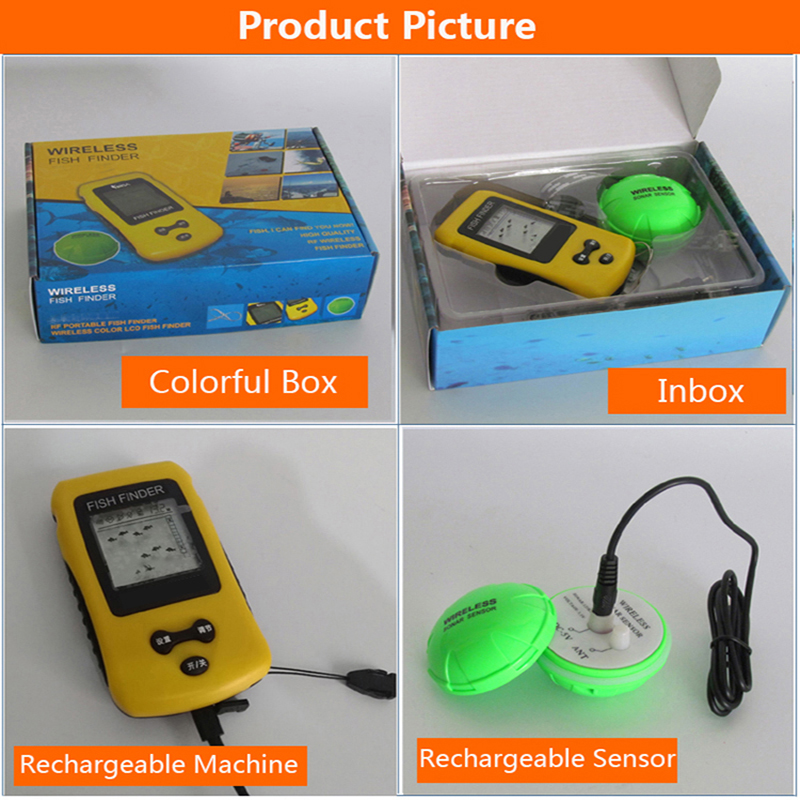 Brand New KDR Colorful Wireles - đánh giá và giá Fish Finder Gps