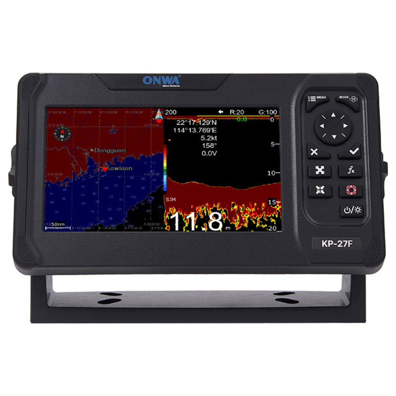 NEW KP-27F 7-inch GPS Chart Pl - đánh giá và giá Fish Finder Gps