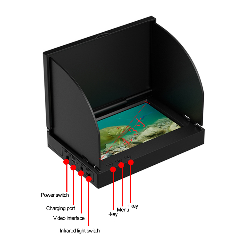 4.3 Inch HD Screen Fish Finder - đánh giá và giá Fish Finder Portable