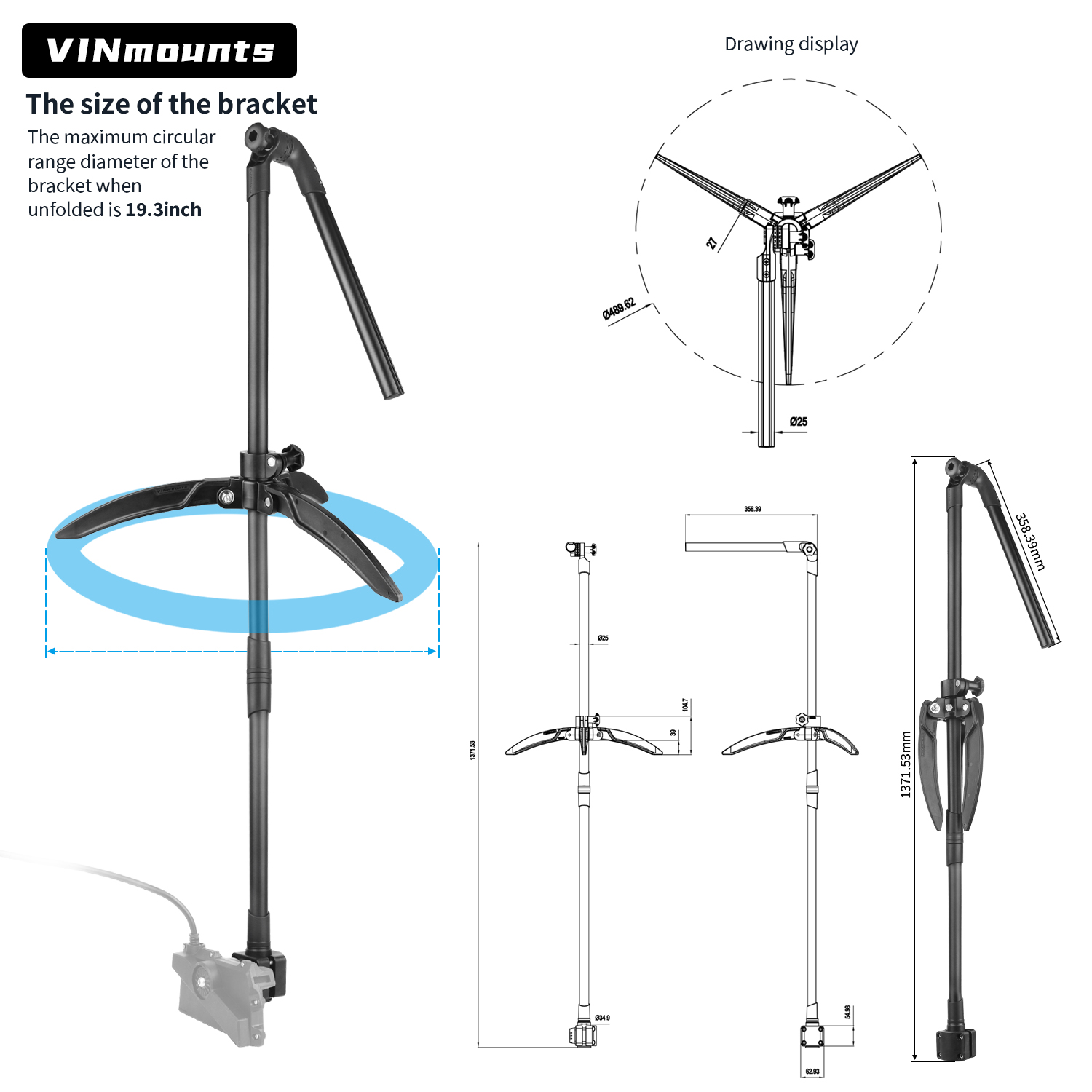Ice Fishing Transducer Pole Mo - đánh giá và giá Fish Finder Transducer