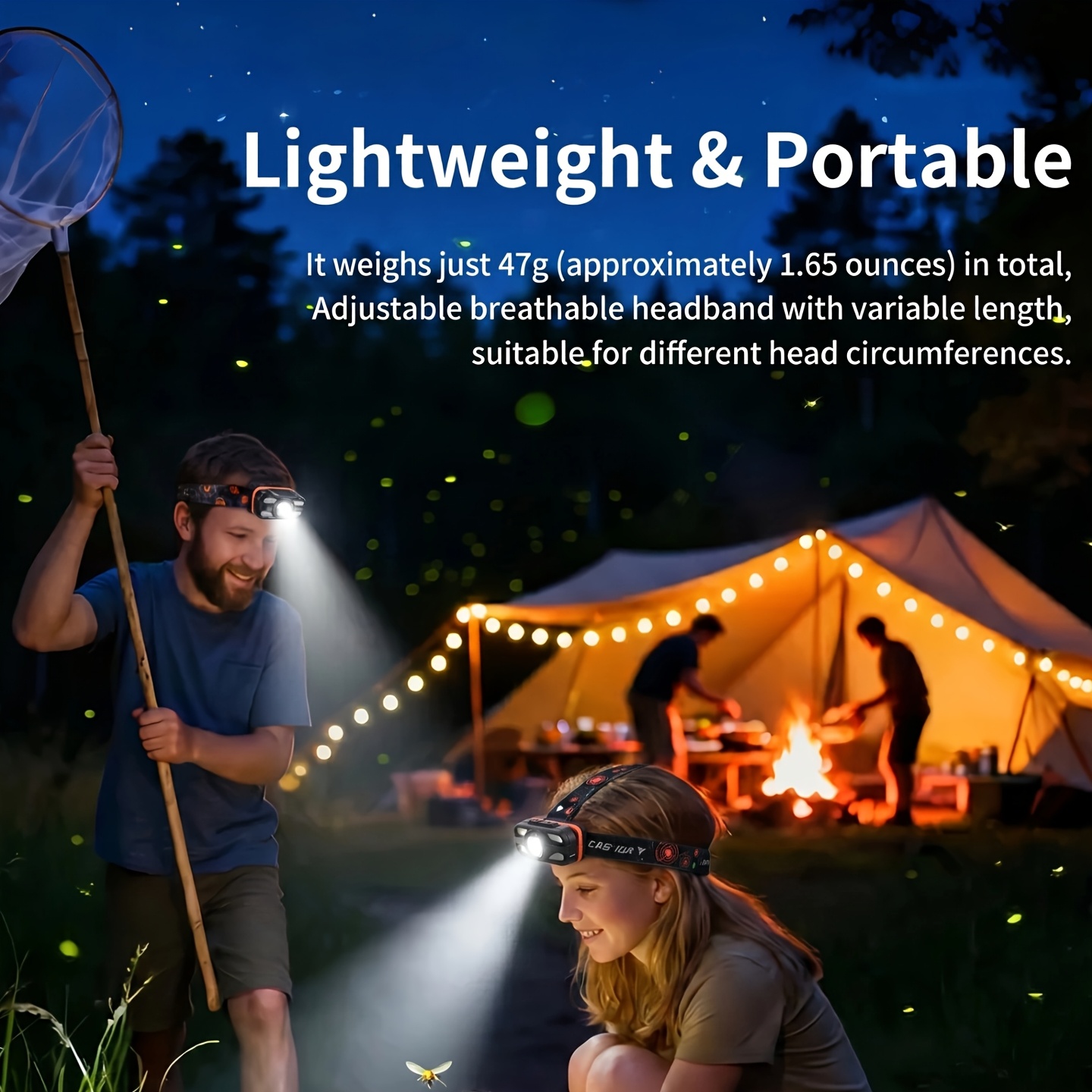 USB Rechargeable LED Headlamp  - đánh giá và giá Fish Finder Battery