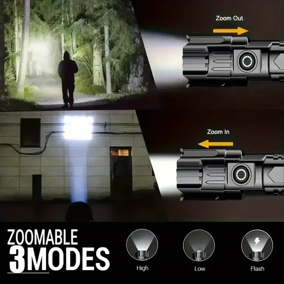 Super Bright LED Flashlight US - đánh giá và giá Fish Finder Battery