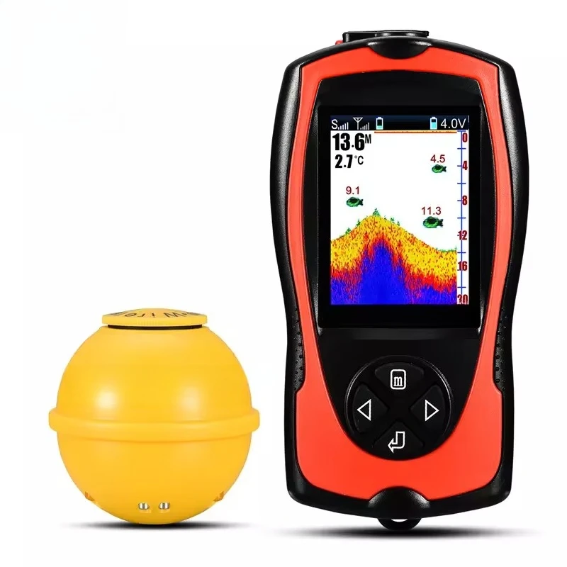 Rechargeable wireless sonar wa - đánh giá và giá Fishing Depth Finder
